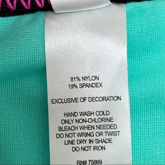 NWT Hula Honey Bikini Bottoms Small Strappy Open Sides Colorblock Whipstitch - Picture 7 of 8